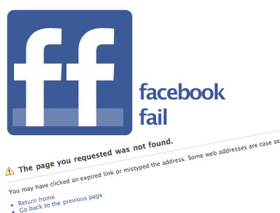 facebook fail!