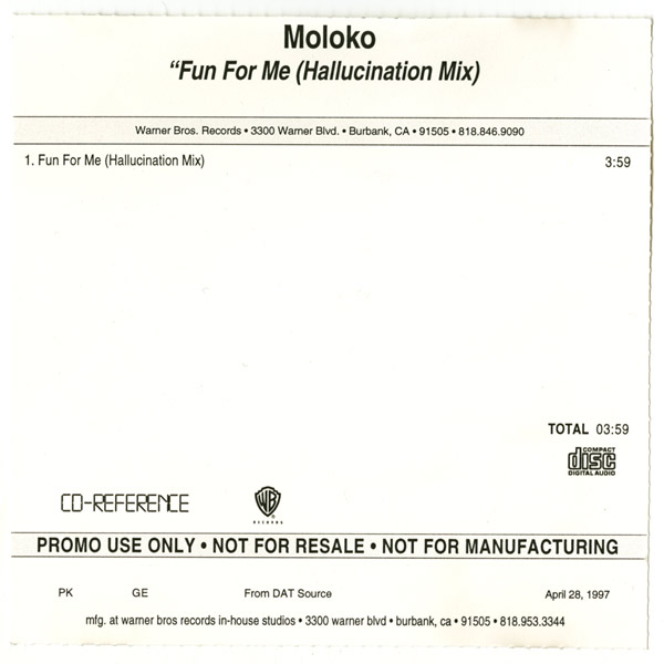cd-r inlay for moloko