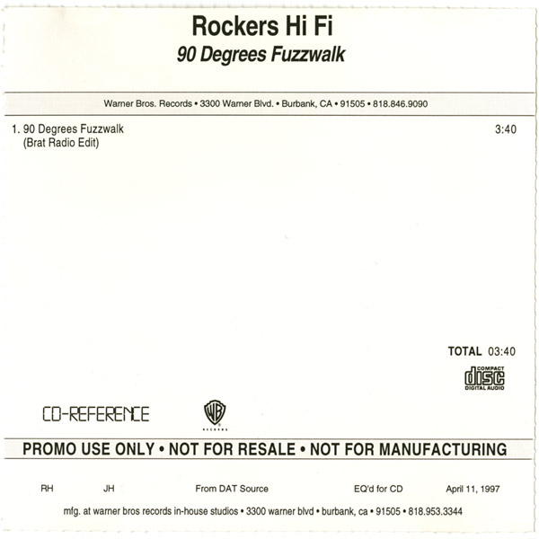 cd-r inlay for rockers hi-fi