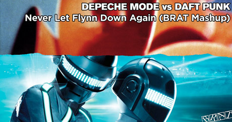 Depeche Mode vs Daft Punk - Never Let Flynn Down Again