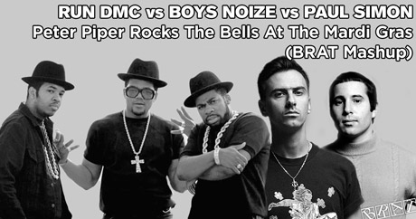 RUN DMC vs Boys Noize vs Paul Simon - Peter Piper Rocks The Bells At The Mardi Gras