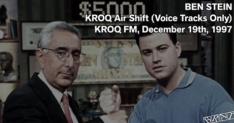 Ben Stein - KROQ Air Shift (Voice Tracks Only, KROQ FM, December 19, 1997)