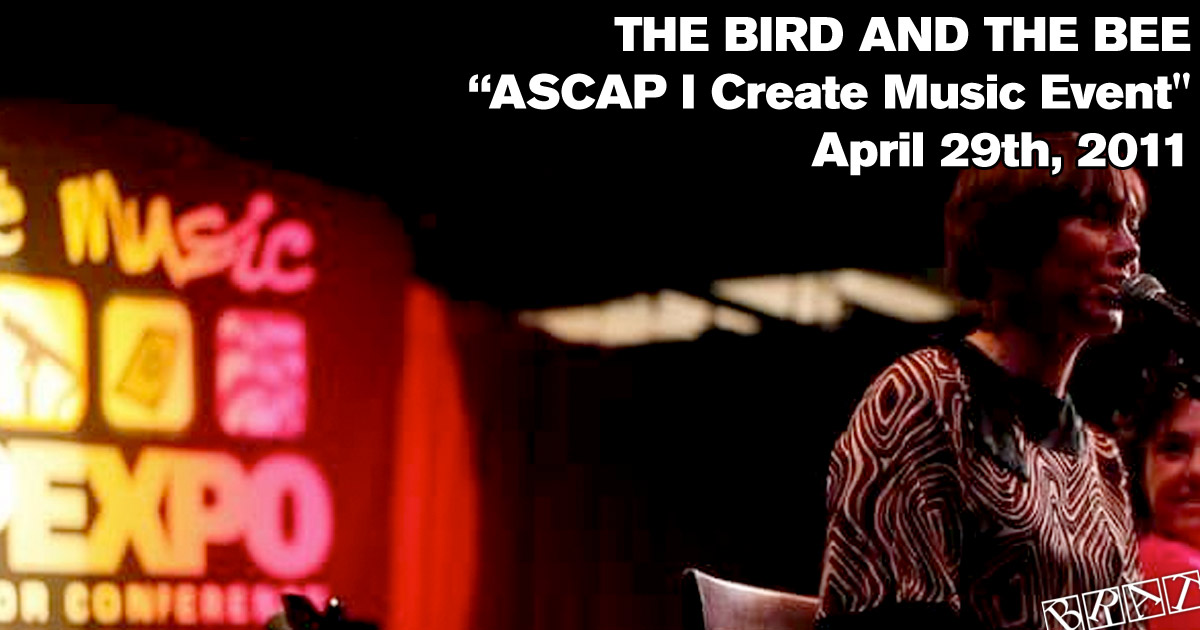ASCAP I Create Music Event (April 29th, 2011)
