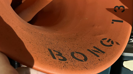 roof debris on Strangelove prop megaphone