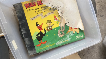 Bugs Bunny 78 set number 2, covered in mold